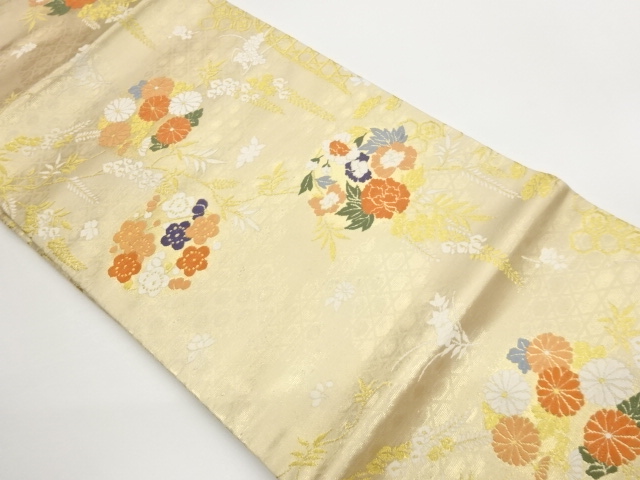 JAPANESE NAGOYA OBI / WOVEN LILAC